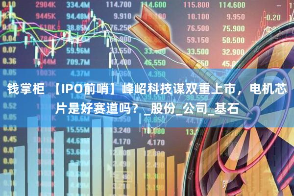 钱掌柜 【IPO前哨】峰岹科技谋双重上市，电机芯片是好赛道吗？_股份_公司_基石